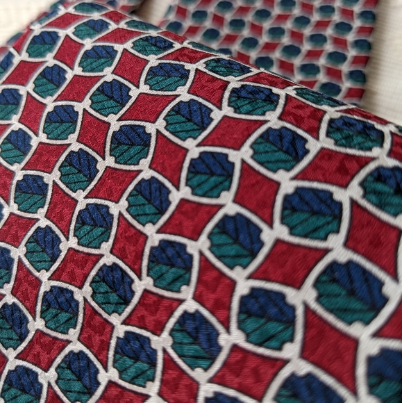 Vintage silk mens tie - Aquascutum London Made in Canada - Picture 8 of 8